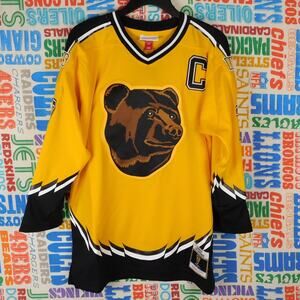 Mitchell & Ness Boston Bruins Ray Bourque Jersey Youth L/XL Blue Line 1996-1997